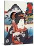 Portrait of Kabuki Theatre Actress-null-Stretched Canvas