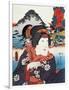 Portrait of Kabuki Theatre Actress-null-Framed Giclee Print