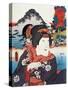 Portrait of Kabuki Theatre Actress-null-Stretched Canvas