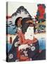 Portrait of Kabuki Theatre Actress-null-Stretched Canvas