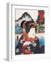 Portrait of Kabuki Theatre Actress-null-Framed Giclee Print