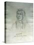 Portrait of Kamayakhen Head Chief of the Yakimas-Gustav Sohon-Stretched Canvas