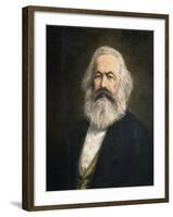 Portrait of Karl Heinrich Marx-null-Framed Giclee Print