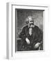 Portrait of Karl Marx (1818-83) 1857-null-Framed Giclee Print