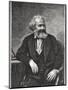 Portrait of Karl Marx (1818-83) 1857-null-Mounted Giclee Print