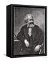 Portrait of Karl Marx (1818-83) 1857-null-Framed Stretched Canvas