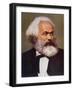 Portrait of Karl Marx-null-Framed Giclee Print