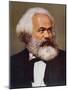 Portrait of Karl Marx-null-Mounted Giclee Print