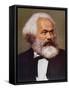 Portrait of Karl Marx-null-Framed Stretched Canvas