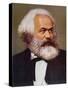 Portrait of Karl Marx-null-Stretched Canvas