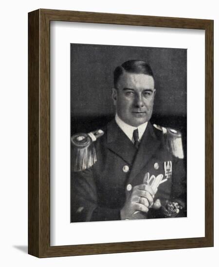 Portrait of Karl Spindler, from 'The Ghost Ship' by Karl Spindler, Published 1930-null-Framed Giclee Print