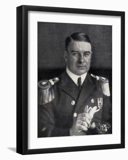 Portrait of Karl Spindler, from 'The Ghost Ship' by Karl Spindler, Published 1930-null-Framed Giclee Print