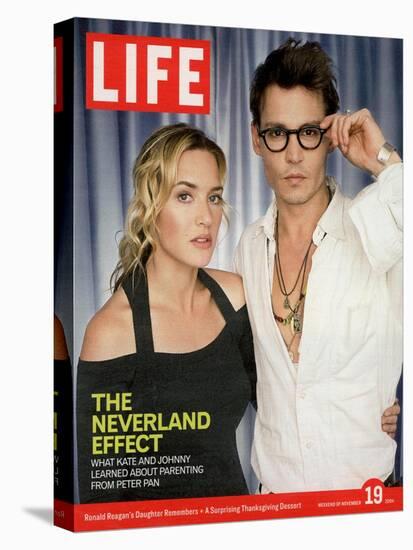 Portrait of Kate Winslet and Johnny Depp, November 19, 2004-Jason Bell-Stretched Canvas