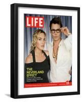 Portrait of Kate Winslet and Johnny Depp, November 19, 2004-Jason Bell-Framed Photographic Print