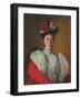 Portrait of Katherine Cavenaugh, 1897 (Oil on Canvas)-Frank Weston Benson-Framed Giclee Print