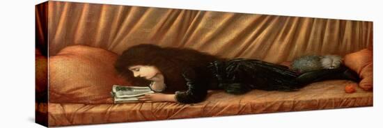 Portrait of Katie Lewis, 1886-Edward Burne-Jones-Stretched Canvas