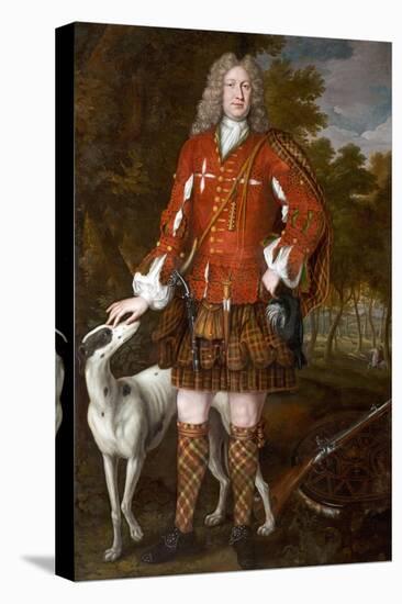 Portrait of Kenneth Sutherland, 3rd Lord Duffus (D.1732)-Richard Waitt-Stretched Canvas