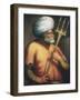 Portrait of Khair Ed-Din, C.1550-Italian School-Framed Giclee Print