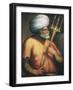 Portrait of Khair Ed-Din, C.1550-Italian School-Framed Giclee Print