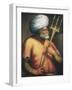 Portrait of Khair Ed-Din, C.1550-Italian School-Framed Giclee Print