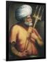 Portrait of Khair Ed-Din, C.1550-Italian School-Framed Giclee Print