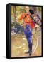 Portrait of King Alfonso XIII in a Hussar's Uniform, 1907-Joaquin Sorolla y Bastida-Framed Stretched Canvas