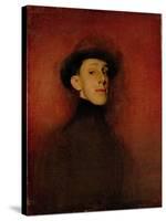 Portrait of King Alfonso XIII of Spain (Stud)-Ramon Casas-Stretched Canvas