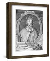 Portrait of King Alfred the Great-null-Framed Giclee Print