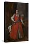 Portrait of King Augustus III in Polish costume, ca 1737-null-Stretched Canvas