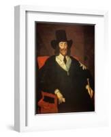 Portrait of King Charles I (1625-49) at His Trial (See also 162534 and 245466)-Edward Bower-Framed Giclee Print