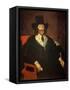 Portrait of King Charles I (1625-49) at His Trial (See also 162534 and 245466)-Edward Bower-Framed Stretched Canvas