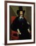Portrait of King Charles I (1625-49) at His Trial-Edward Bower-Framed Giclee Print