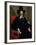 Portrait of King Charles I (1625-49) at His Trial-Edward Bower-Framed Giclee Print