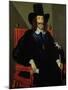 Portrait of King Charles I (1625-49) at His Trial-Edward Bower-Mounted Giclee Print