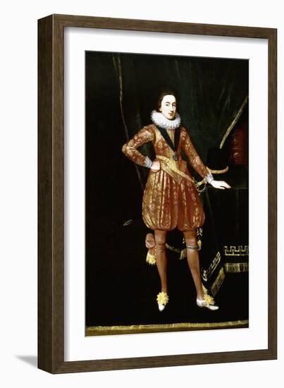 Portrait of King Charles I as the Prince of Wales-Daniel Mytens-Framed Giclee Print