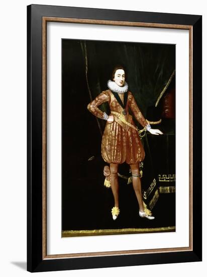 Portrait of King Charles I as the Prince of Wales-Daniel Mytens-Framed Giclee Print