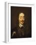 Portrait of King Charles I, Bust Length, Wearing Armour and the Collar of the Order of the Garter-William Dobson-Framed Giclee Print