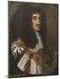 Portrait of King Charles II, Wearing Garter Robes-Sir Peter Lely-Mounted Giclee Print