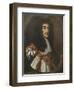 Portrait of King Charles II, Wearing Garter Robes-Sir Peter Lely-Framed Giclee Print