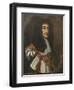 Portrait of King Charles II, Wearing Garter Robes-Sir Peter Lely-Framed Giclee Print