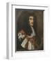 Portrait of King Charles II, Wearing Garter Robes-Sir Peter Lely-Framed Giclee Print