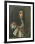 Portrait of King Charles Ii-Sir Peter Lely-Framed Giclee Print