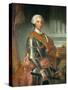 Portrait of King Charles III of Spain-Anton Raphael Mengs-Stretched Canvas