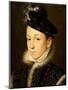 Portrait of King Charles IX of France (1550-1574) - Francois Clouet (1510-1572). Oil on Wood, 1561.-Francois Clouet-Mounted Giclee Print