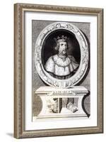 Portrait of King Edward II-null-Framed Giclee Print