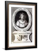 Portrait of King Edward II-null-Framed Giclee Print