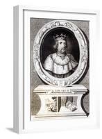Portrait of King Edward II-null-Framed Giclee Print