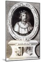 Portrait of King Edward II-null-Mounted Giclee Print