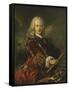 Portrait of King Ferdinand VI of Spain (1713-1759)-Giovanni Antonio Guardi-Framed Stretched Canvas