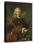 Portrait of King Ferdinand VI of Spain (1713-1759)-Giovanni Antonio Guardi-Stretched Canvas